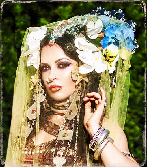 tribal belly dance headpiece